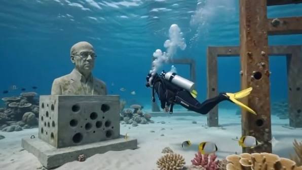 Taman Patung Bawah Laut Dibuka